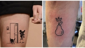 Illustration : "20 tattoos with a touching story behind them"