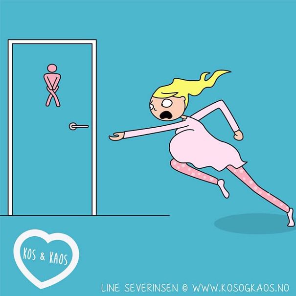 Illustration de l'article : 23 illustrations that show the daily lives of pregnant women! Which ones are the funniest?