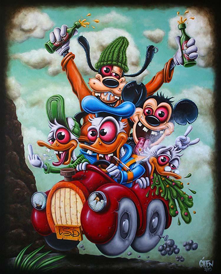 Illustration de l'article : 18 crazy versions of cartoon characters