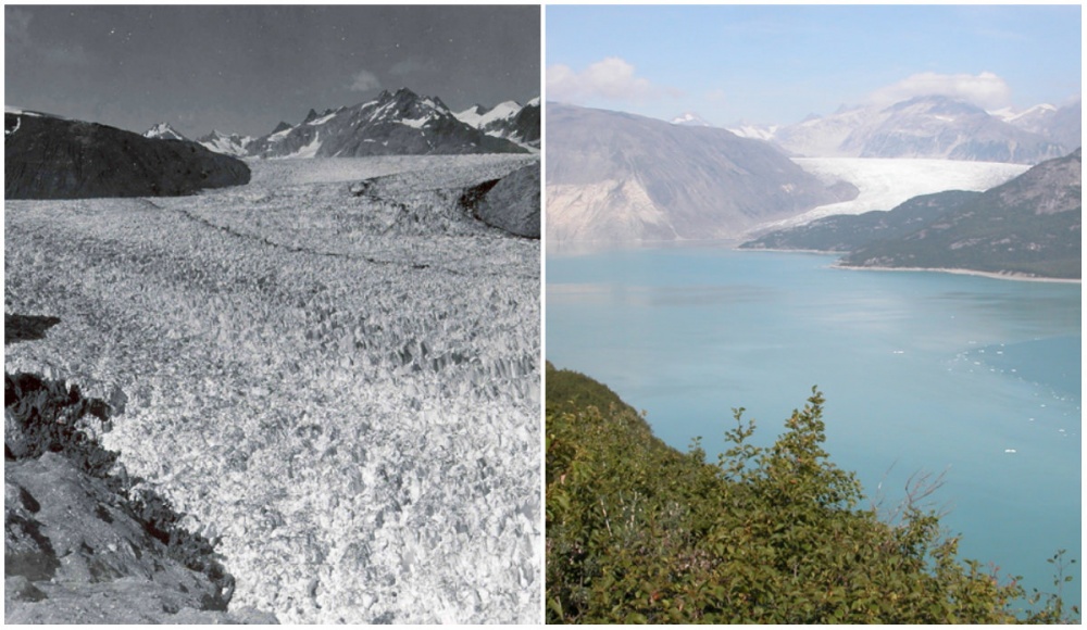 Illustration de l'article : The Earth before and today: NASA unveils some unprecedented pictures of the dramatic changes in our planet