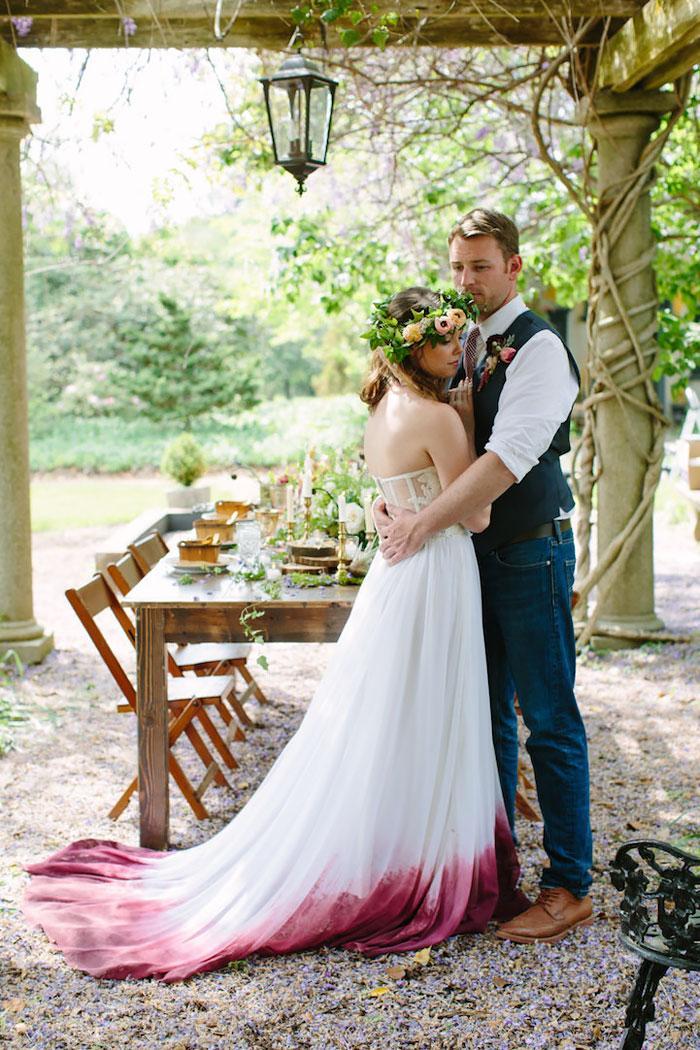 Illustration de l'article : 15 gorgeous and original wedding dresses personalized with an airbrush!