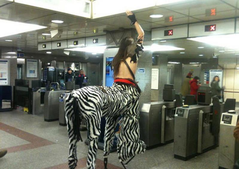 Illustration de l'article : 23 totally crazy photos taken in the subway!