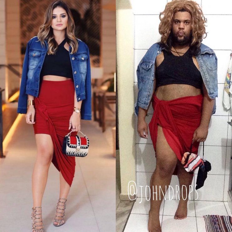 Illustration de l'article : 12 photos of a guy imitating how celebrities look on Instagram! Which ones are the most hilarious?