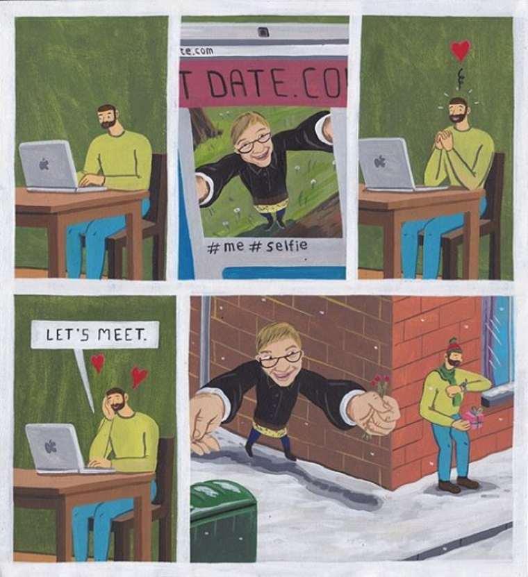 Illustration de l'article : 13 illustrations that say a lot about our addiction to social networks! Which ones are the most realistic?