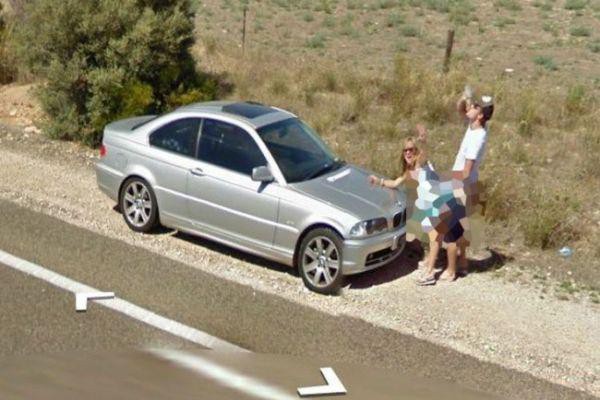Illustration de l'article : 21 of the most unusual photos that can be found on Google Street View!