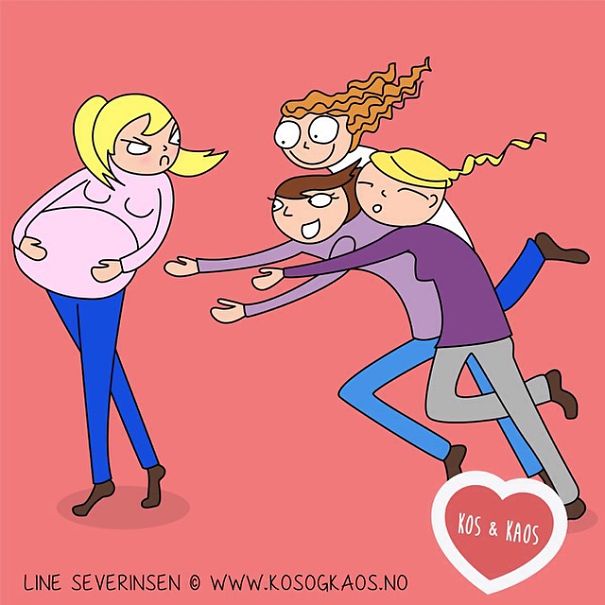 Illustration de l'article : 23 illustrations that show the daily lives of pregnant women! Which ones are the funniest?