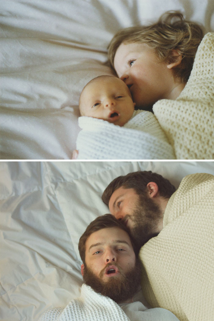Illustration de l'article : 30 brothers and sisters who reproduced their childhood photos