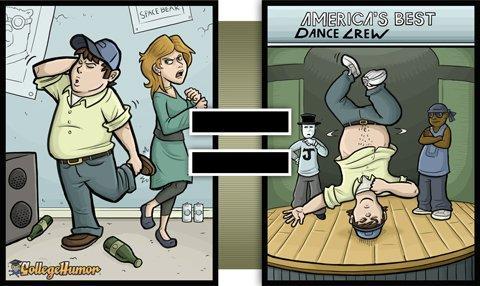 Illustration de l'article : 17 illustrations that show us how our view of things changes with alcohol! Which ones are the most realistic?