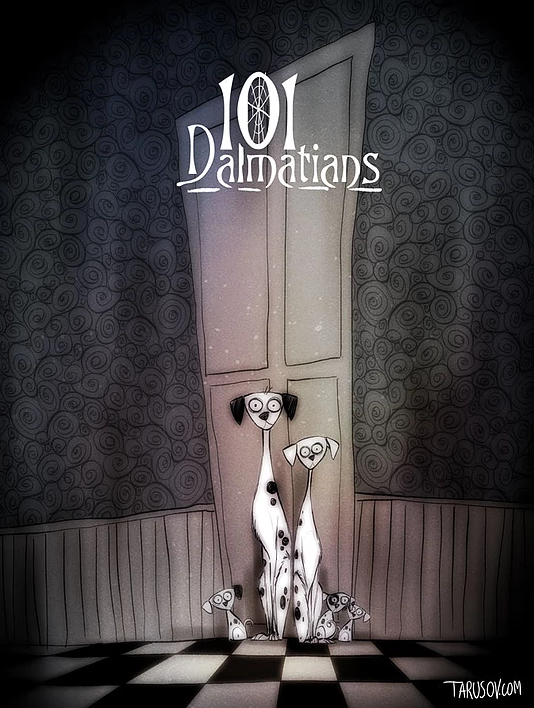 Illustration de l'article : 10 Disney characters done Tim Burton-style. Which ones are the best?