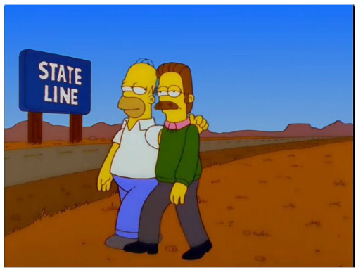 Illustration de l'article : These scenes from “The Simpsons” look a lot like scenes from movies! Which are the most disturbing?