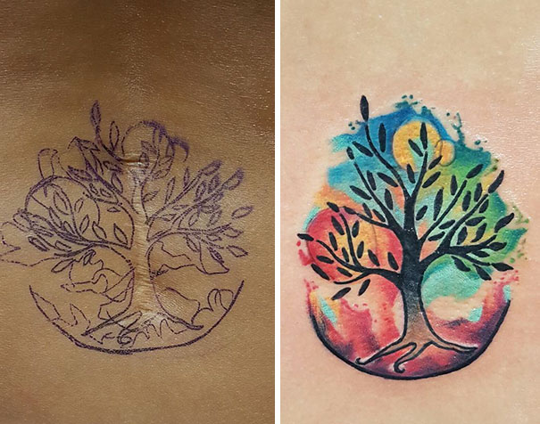 Illustration de l'article : 30 amazing tattoos that turn scars into works of art