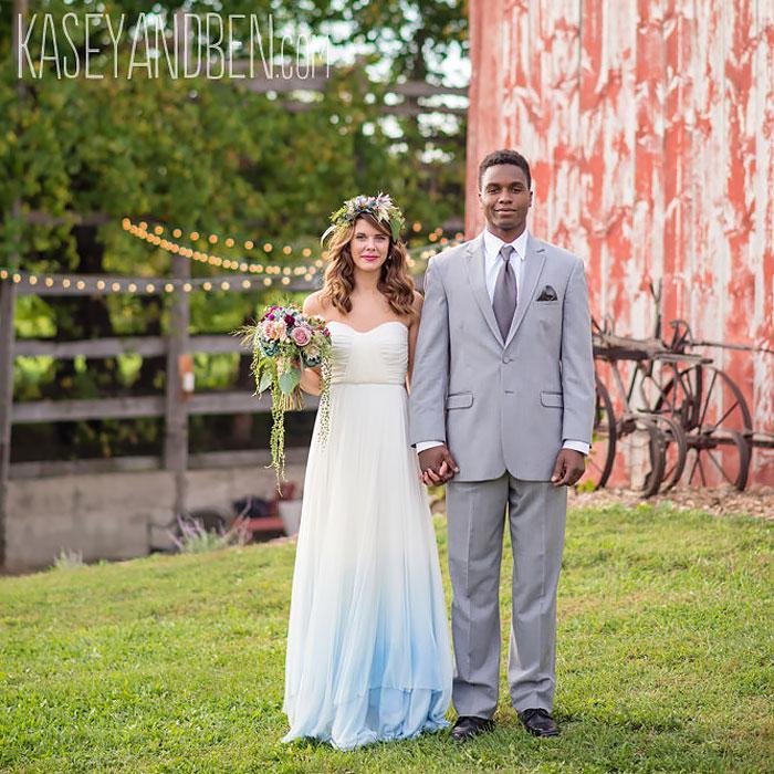 Illustration de l'article : 15 gorgeous and original wedding dresses personalized with an airbrush!