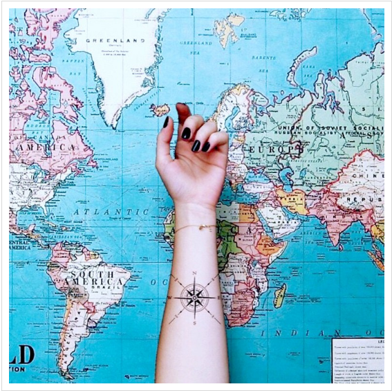 Illustration de l'article : 14 tattoo ideas for people who love to travel!