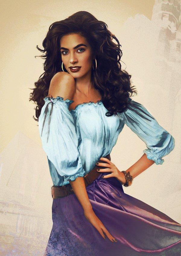 Illustration de l'article : 15 Disney princesses imagined as if they were real people