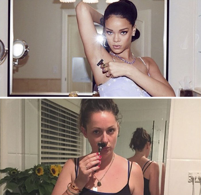 Illustration de l'article : A comedian reenacts celebrity photos with hilarious results