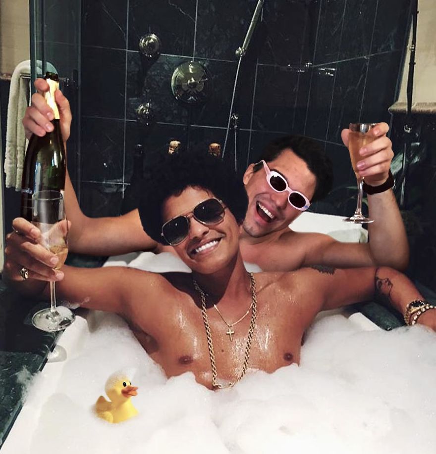 Illustration de l'article : Meet a hilarious guy who loves to Photoshop himself into celebrity shots