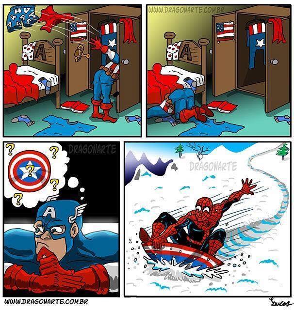 Illustration de l'article : 22 hilarious cartoons showing the daily lives of superheroes! Which ones are the funniest?