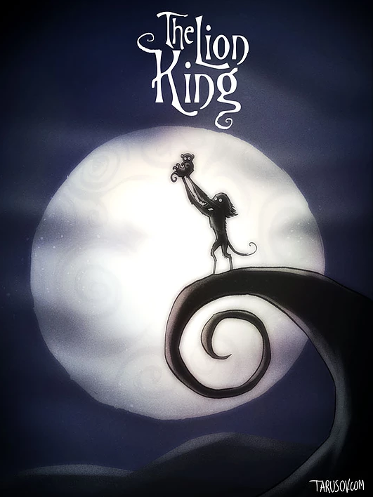 Illustration de l'article : 10 Disney characters done Tim Burton-style. Which ones are the best?