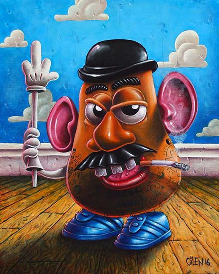 Illustration de l'article : 18 crazy versions of cartoon characters