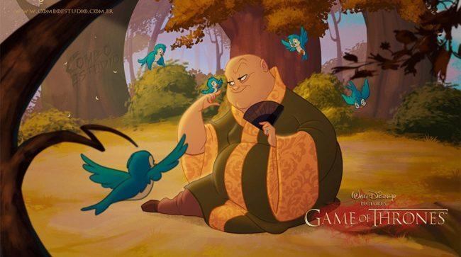 Illustration de l'article : What if “Game of Thrones” was combined with Disney? 11 illustrations for you to check out!