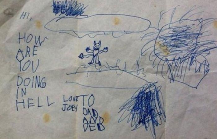 Illustration de l'article : 16 drawings children made at school that would scare their parents!