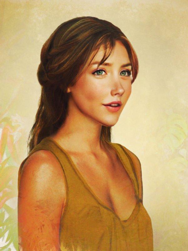Illustration de l'article : 15 Disney princesses imagined as if they were real people