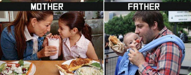 Illustration de l'article : 10 differences between mothers and fathers displayed in pictures! Which ones are the most hilarious?