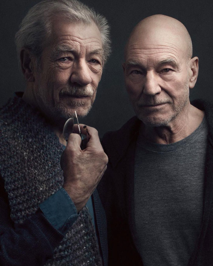 Illustration de l'article : 20 awesome photos that sum up the close friendship between Patrick Stewart and Ian McKellen