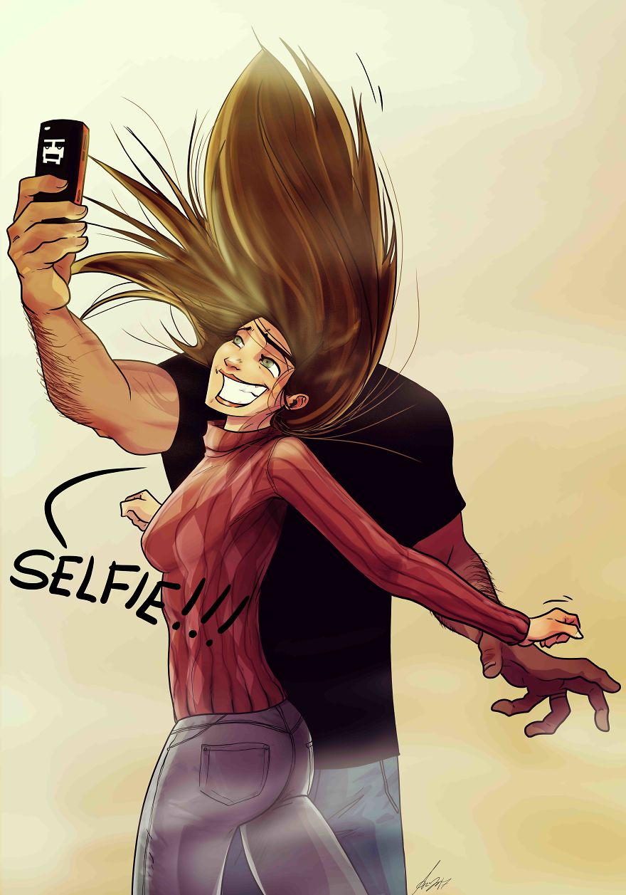 Illustration de l'article : An artist illustrates his daily life with his wife in a hilarious comic strip