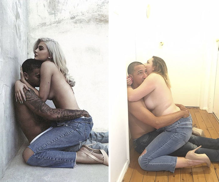 Illustration de l'article : A comedian reenacts celebrity photos with hilarious results