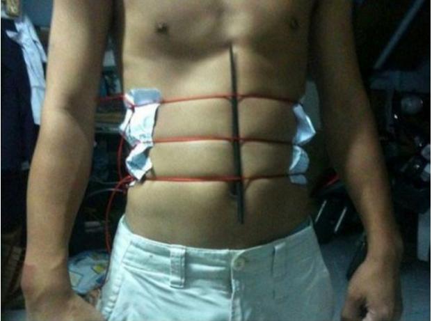 Illustration de l'article : 13 photos that prove you can have perfect abs in a few seconds