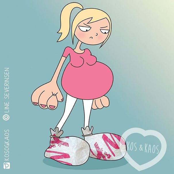 Illustration de l'article : 23 illustrations that show the daily lives of pregnant women! Which ones are the funniest?