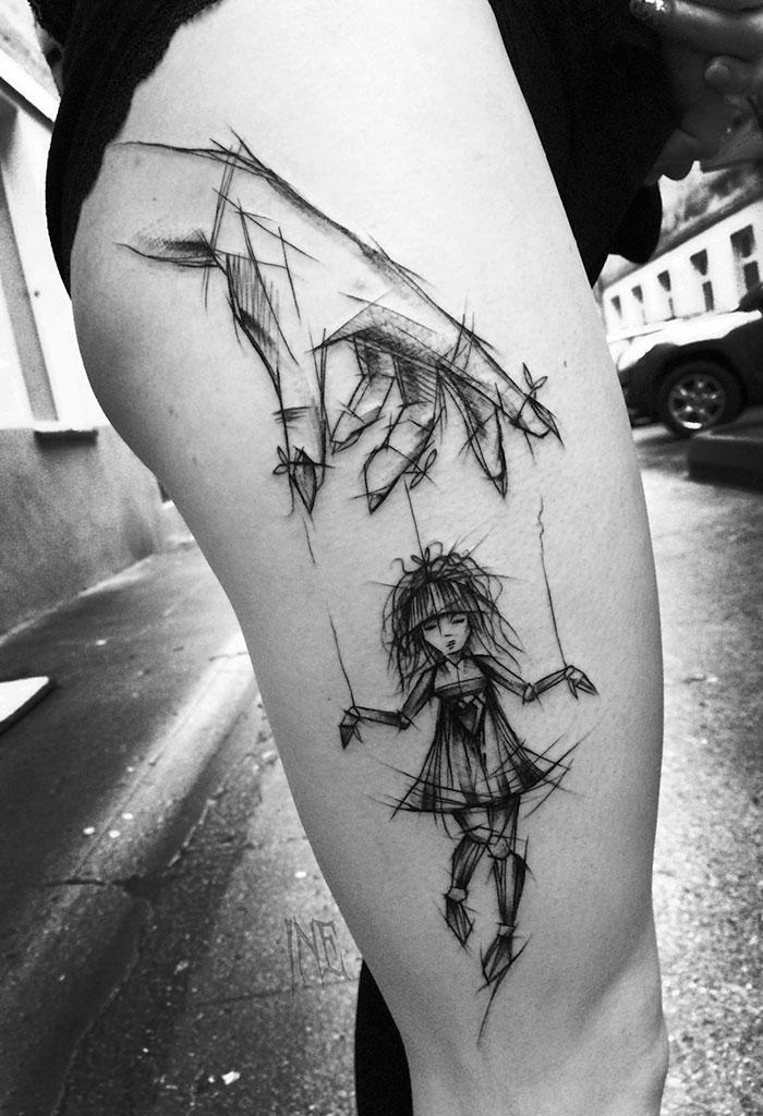Illustration de l'article : 21 tattoo ideas made to appear imperfect but that are actually quite beautiful!