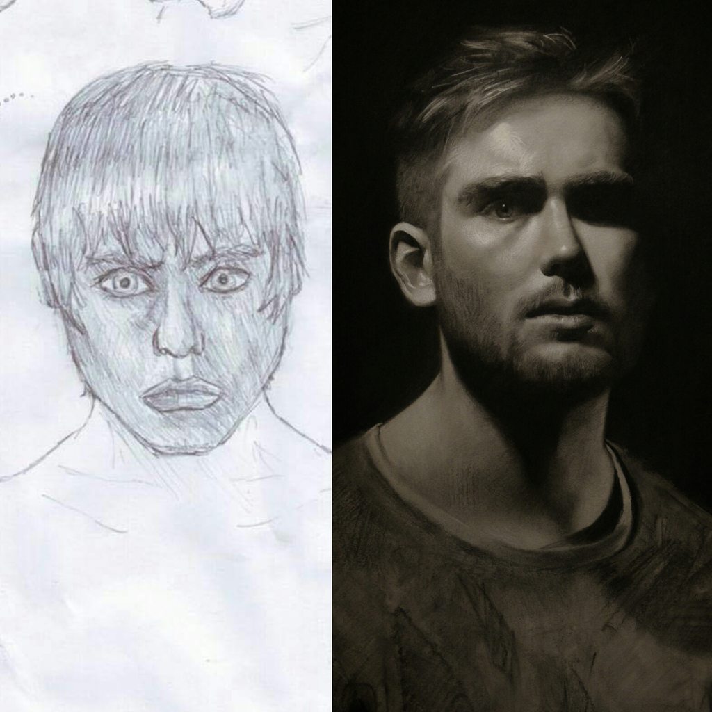 Illustration de l'article : 15 before/after drawings proving that practice makes perfect