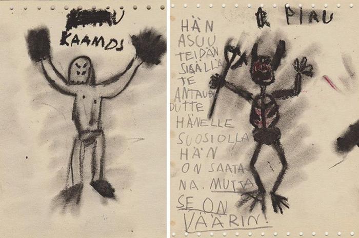 Illustration de l'article : 16 drawings children made at school that would scare their parents!