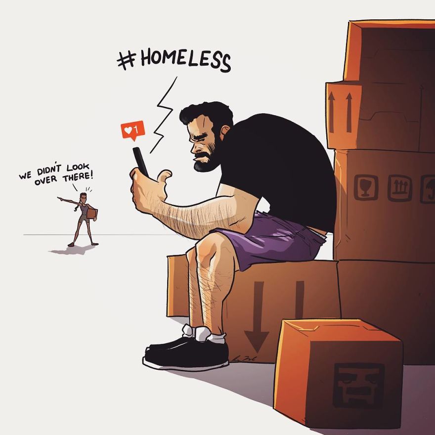 Illustration de l'article : An artist illustrates his daily life with his wife in a hilarious comic strip