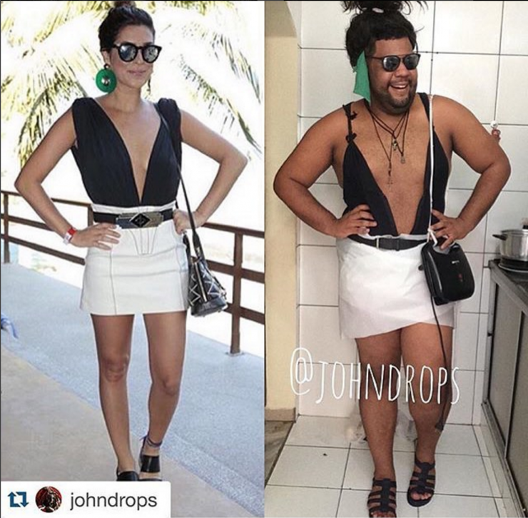 Illustration de l'article : 12 photos of a guy imitating how celebrities look on Instagram! Which ones are the most hilarious?