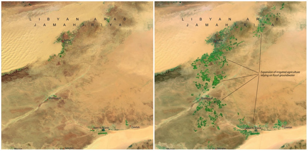 Illustration de l'article : The Earth before and today: NASA unveils some unprecedented pictures of the dramatic changes in our planet