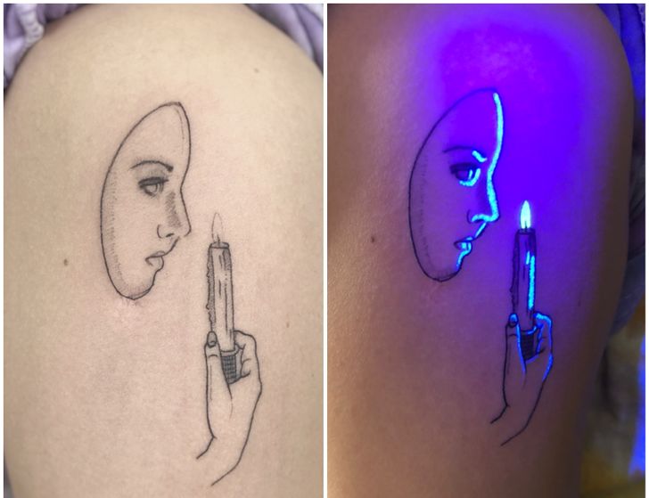 Illustration de l'article : 19 stunning blacklight tattoos
