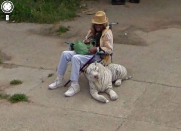 Illustration de l'article : 21 of the most unusual photos that can be found on Google Street View!