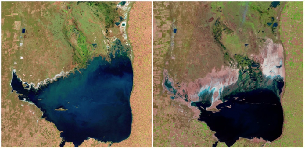 Illustration de l'article : The Earth before and today: NASA unveils some unprecedented pictures of the dramatic changes in our planet