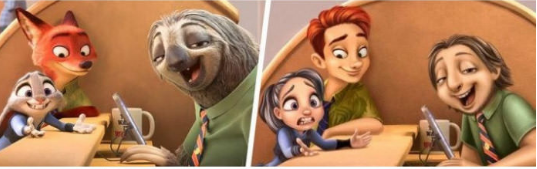 Illustration de l'article : What if cartoon characters were human beings? Which transformations are the funniest?