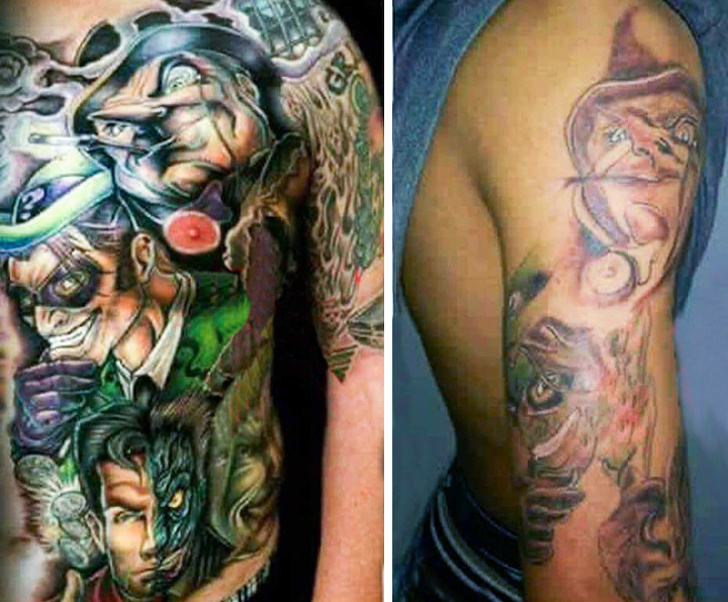 Illustration de l'article : 14 people who got inked, but ended up with dubious results