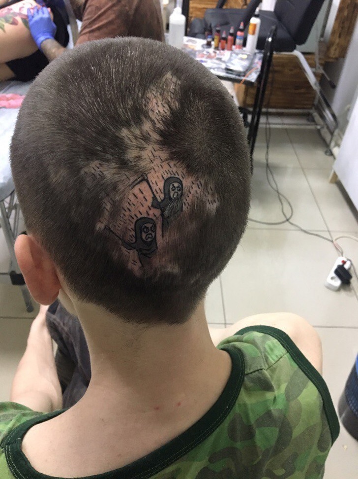 Illustration de l'article : 14 people who got inked, but ended up with dubious results