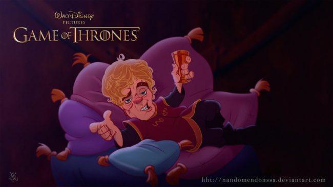 Illustration de l'article : What if “Game of Thrones” was combined with Disney? 11 illustrations for you to check out!