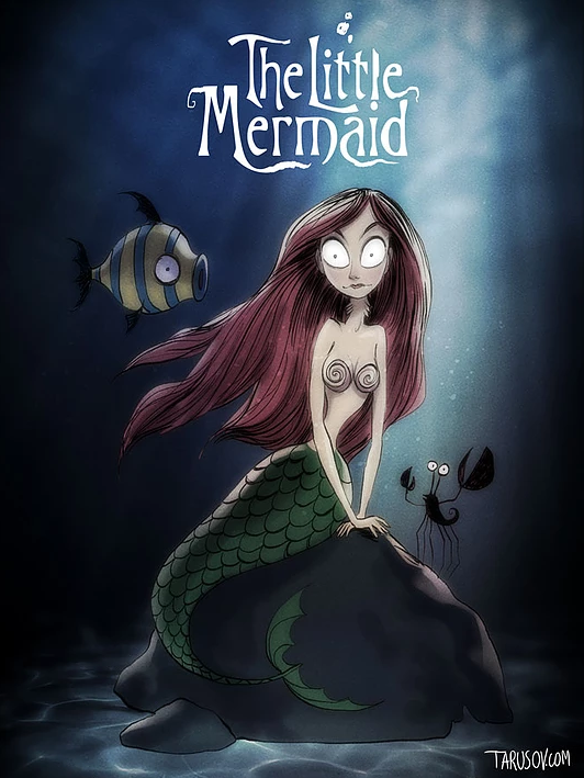 Illustration de l'article : 10 Disney characters done Tim Burton-style. Which ones are the best?