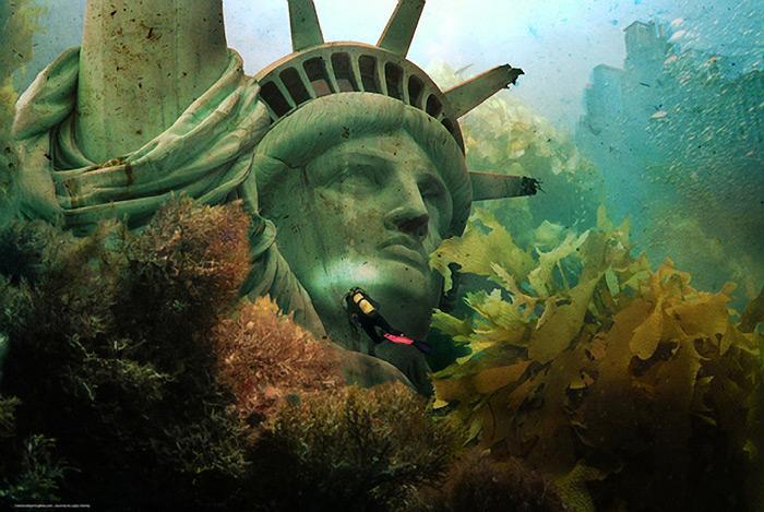 Illustration de l'article : 11 Photoshop manipulations that show what the end of the world might look like!