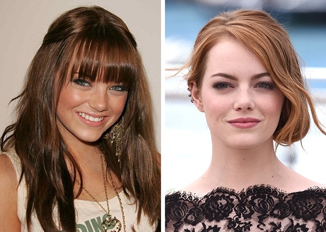 Illustration de l'article : 15 celebrities restyled by Hollywood: before and after photos