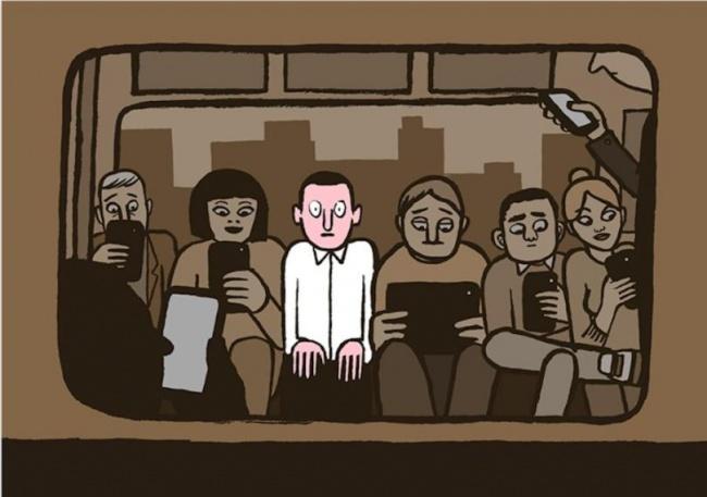 Illustration de l'article : 20 satirical illustrations that show today's society for what it is! Which ones are the most realistic?