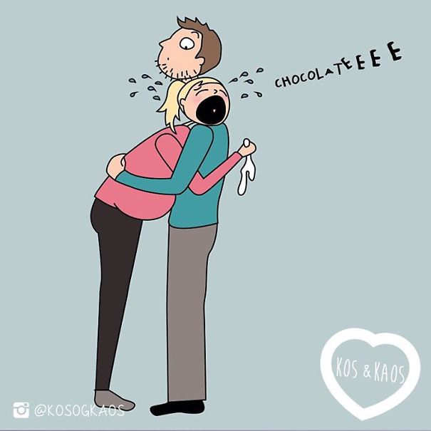 Illustration de l'article : 23 illustrations that show the daily lives of pregnant women! Which ones are the funniest?